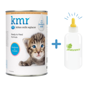 PetAg KMR Sustituto De Leche Líquida Para Gatitos 325 mL + Biberón