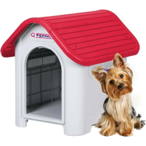 Casa Chica Roja de Plastico, Piso Elevado con Excelente Ventilación  75 x 66 x 59 cm